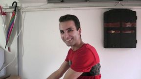 Deep Throat POV - Dark-Haired Bottom Sucks Hard (XXX Gay)
