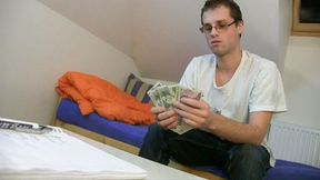 Broke Geek Gets Fucked On Camera for Cash - Debt Dandy