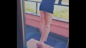 Veronica tranny babe home alone