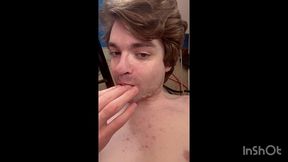 hot cum-eating session with niko springs