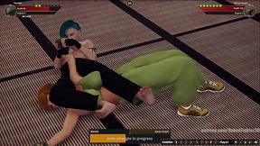 Remiel VS Karen Krash (Naked Fighter 3D)