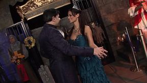 Angelika Black, Valery Summer And Britney In Costumed Group Sex Scene