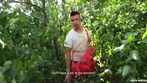 CZECH HUNTER 458 - Athletic Hunk Takes  A Big One Up The Ass For Some Money