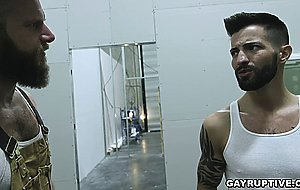 Construction Workers Anal Fucked Threesome