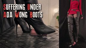 Suffering Under Ada Wong Boots (Slave Double Version) - TamyStarly - Cock Balls Crush Trample, Shoejob, Bootjob, CBT, Ballbusting, Trampling, Stomping