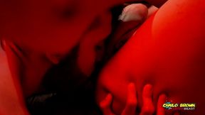 two young latinos having passionate anal sex with an amazing view outside