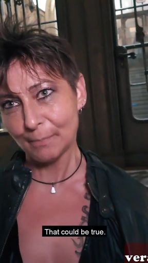 Stunning moment from &quot;GERMAN HOUSEWIFE MAKE USERDATE EroCom Date Casting pickup&quot;