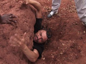 Buried Beauty in the Sand: Wild Outdoor Fetish Sex