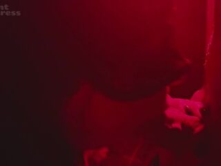 Burning excitement: Sucking Jock in Red Light