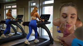 I Met A Perfect, Cute Girl At The Gym, Immediately Fucked Her, And Came On Her Face