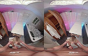 Luna B-Bunny Doesn't Care If Someone Enters The Sauna While She Fucks You