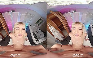 Luna B-Bunny Doesn't Care If Someone Enters The Sauna While She Fucks You