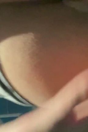 Poking My Blocked Ass in a Public Bathroom