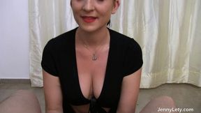 She sucks and swallows!