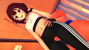 Megumin Dominates After Training in Hot Infirmary Tryst