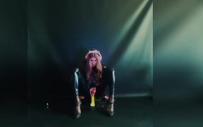 Mira's latex soaked asshole workout ruined by endless dildo