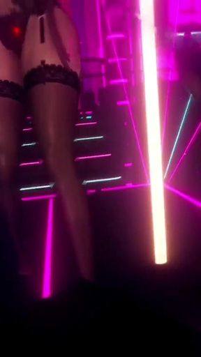 B023 Three Women Whipping Human Slaves in POV
