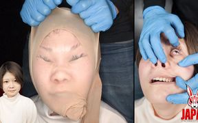 Akane Kamio Lets Her Face Be Manipulated Like Modeling Clay