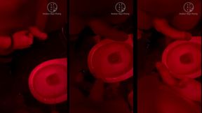 amateur boy watches his friend pee in the club s toilets, lends him a helping hand and gets hard...