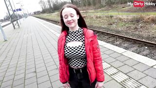 Outdoor fuck with cute busty babe - MyDirtyHobby