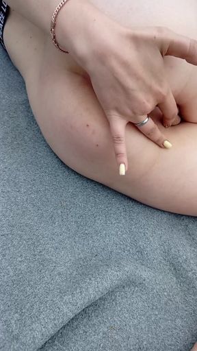 I masturbate in nature while my husband jerks off.