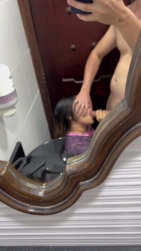 Fucking Arab Teen Babe in the Restroom