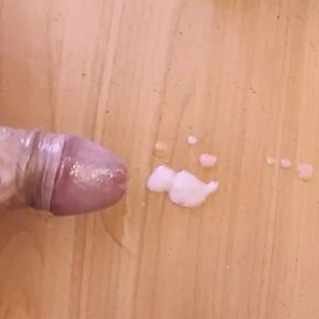 Daddy fucks his tit and big loads of cum! massive cock!