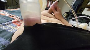 Feminized Sissy Cuck Pumps Her Saggy Tits