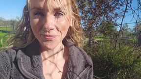 Petite Blonde Gets Massive Facial In Sex Swing