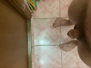 I’m pissing and taking a shower after sex with my bf