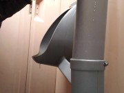 Nery Faery Using A Urinal Like A Regular Toilet