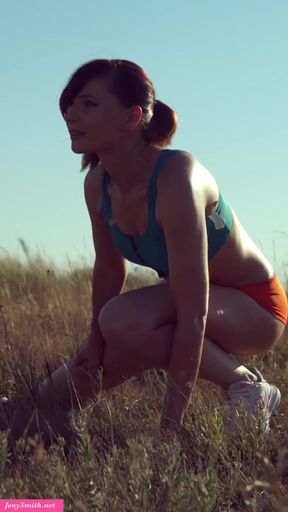 Exercise Bands stretching and work out. Full video only on JenySmith.net