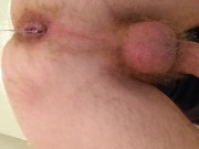 Playing with vibrating anal egg (just the end :))