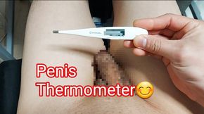 I tried taking my temperature with my penis !! I am Hukkinkun !!