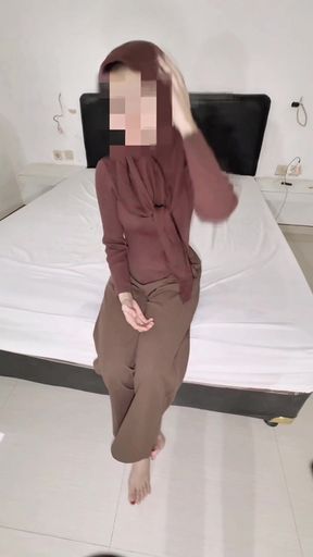 Horny Petite Step Sister Gets Caught Masturbating in the Toilet