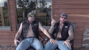 Jason Collins two bikers in the mountains!