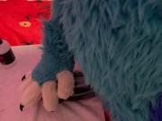 Aéko uses Bad Dragon muzzle