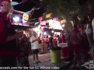 random sweethearts flashing flesh during dream fest festival in key west florida