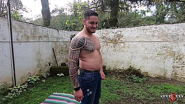 Esposa entrega loira do rabo grande para o marido - Mirella Mansur - Rafaella Denardin - Hugo Belfort