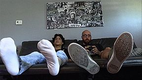 Stroke Your Cock While You Worship The Feet Of Dustin Steele & Julian Jaden (SD 720p WMV)