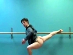 Male ballet practice (without tights!)