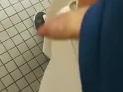 Cum on the bathroom floor