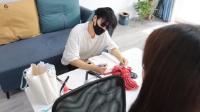 Shackles Blindfold Teacher