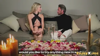 Ralf Christian worships Tory Sweet's feet and ass before intense fucking