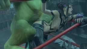 Juri Wants Blanka To Go Harder And Harder - Street Fighter SFM Porn