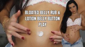 Bloated belly rub & lotion belly button play - OnlyVanessa