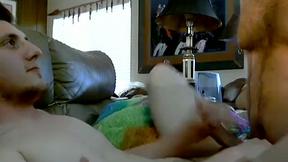 ”Pierced deviant JS Wild cums all over young Wyatt Blaze”