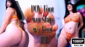 POV Foot worship w Foot JOI wmv