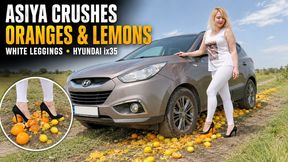 Asia High Heels and White Leggings Car Crash Full Video 42 Min 1080