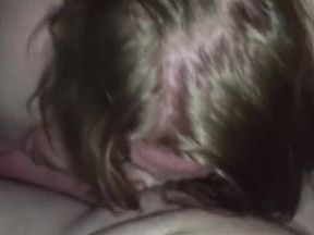 18 year old teen blows 28 year old big cock in back of car